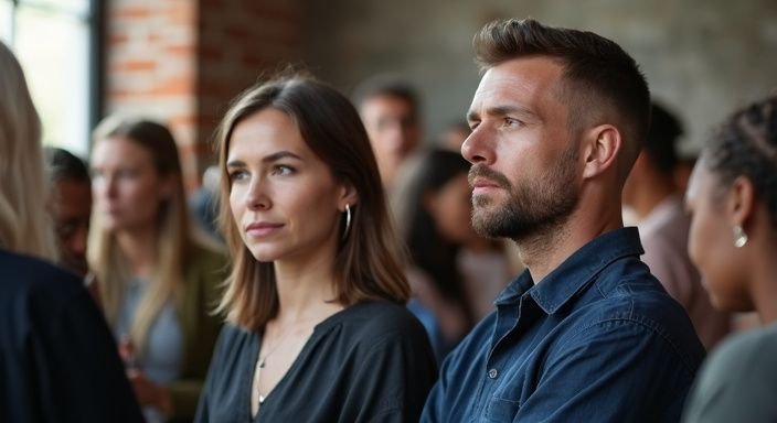 Een vrouw en man staan samen op een lokale BDSM-evenement. Een vrouw en man staan samen op een lokale BDSM-evenement en willen BDSM Sexcontact in Limburg.