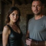 Een vrouw en man in een ruimte met historische, ruwe elementen