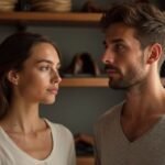 BDSM dating Vlaams Brabant: vind jouw perfecte match vandaag nog! Een koppel in een intieme setting met BDSM uitrusting op de achtergrond