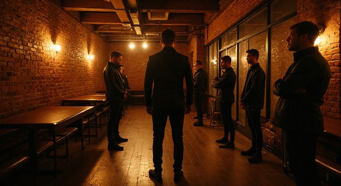 Een ondergrondse club in Amsterdam met stijlvolle gasten en schitterende details. Een ondergrondse club in Amsterdam met stijlvolle gasten en schitterende details.