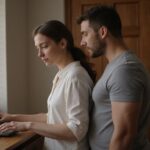 Een koppel bereidt zich voor op een privé webcamsessie