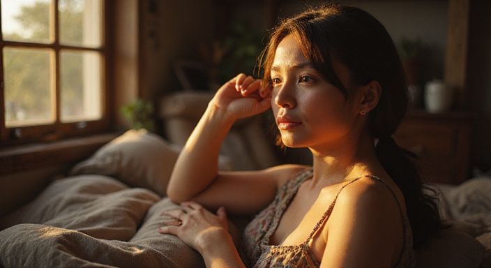 Een intiem, ongeposeerd moment met alledaagse details en organische elementen